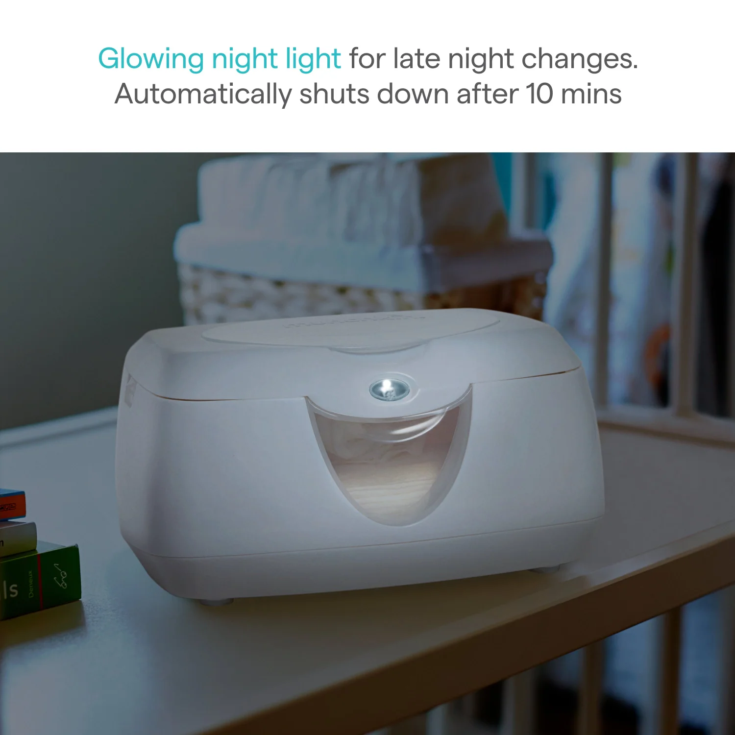 Warm Glow Wipe Warmer with Night Light for Baby Wipes