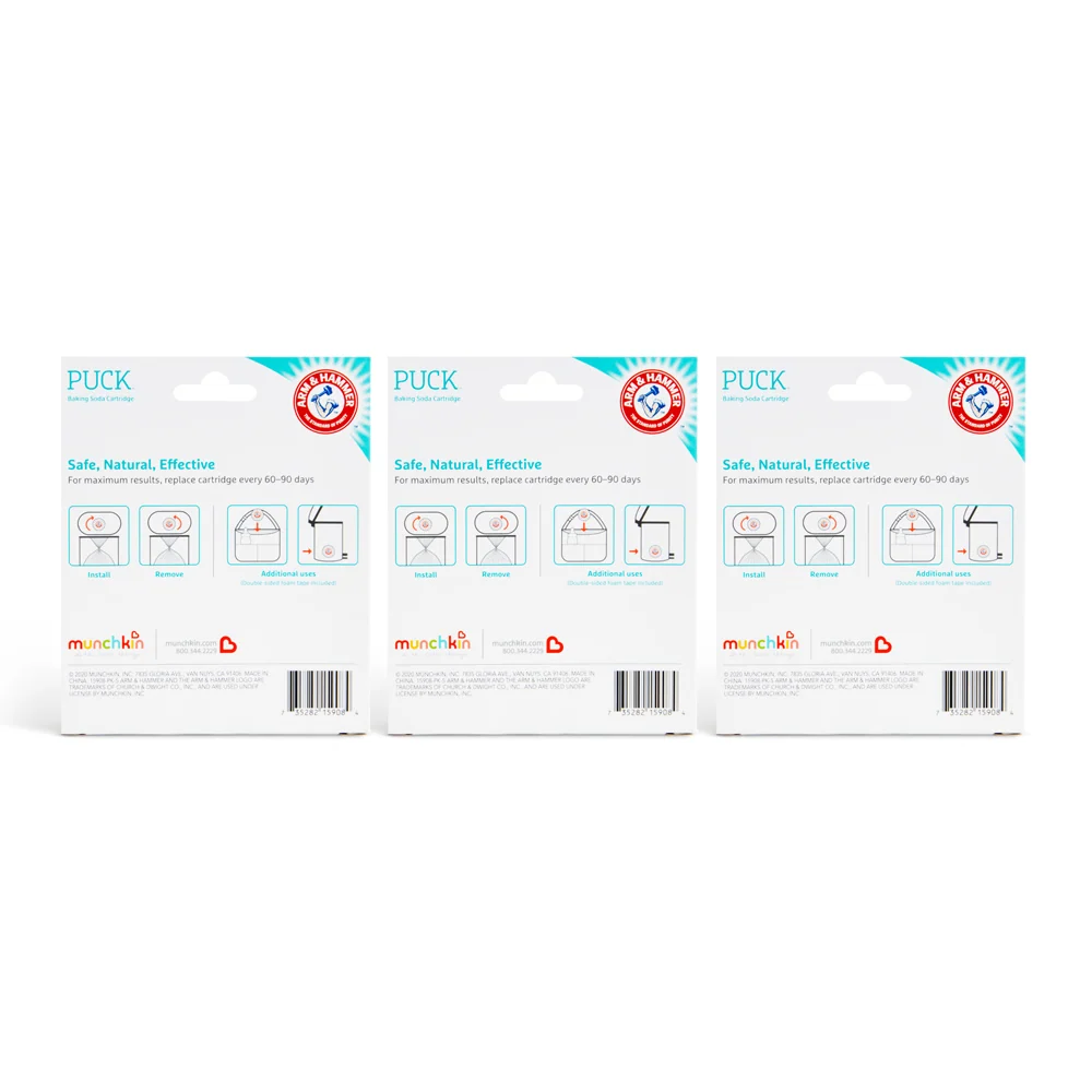 Arm & Hammer™ Puck™ Baking Soda Cartridge 3 Pack for Diaper Pails