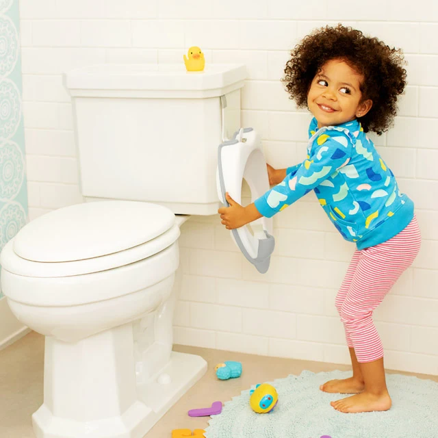 Hooked Potty Hook for Space Saving Bathroom Potty Seat Storage