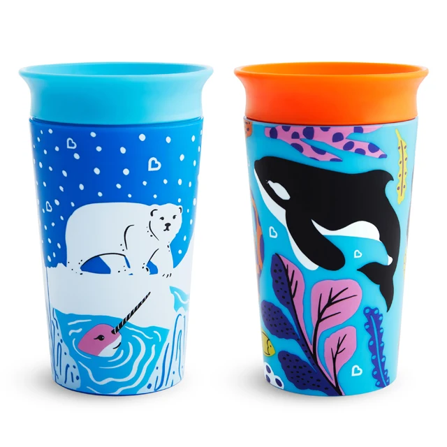 Miracle® 360° WildLove 시피 컵, 9oz, 2개입