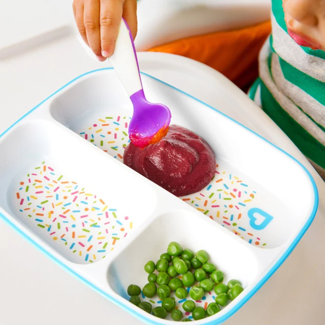 Splash Sprinkle 6-Piece Baby Dining Set with Plates Bowls and Cups