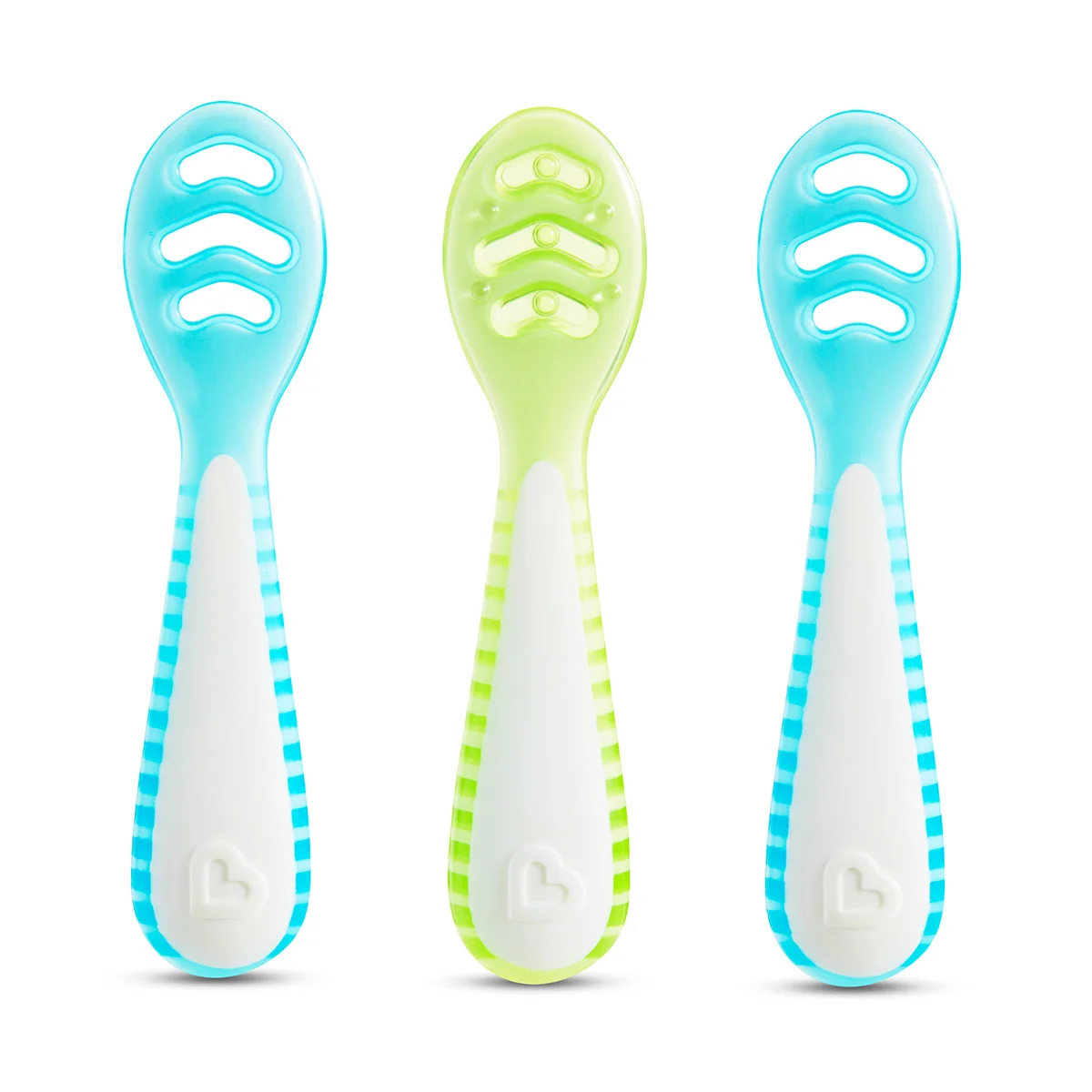 Gentle Dip Infant First Spoons, 3-Pack for Baby-Led Weaning