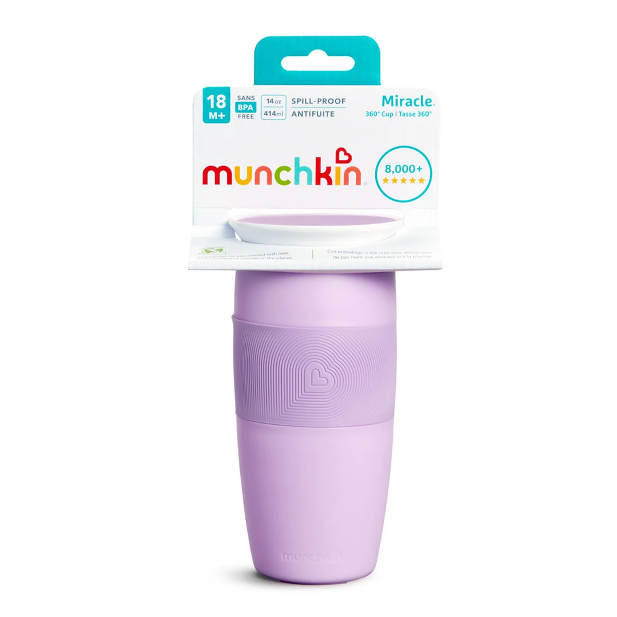 Tasse à bec sans bec Miracle® 360°, 14oz