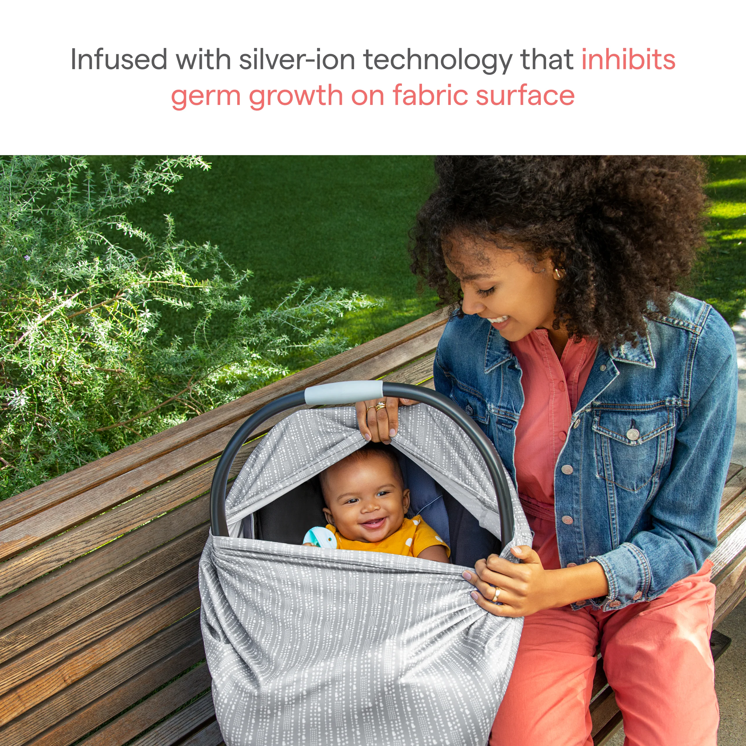 Munchkin XtraGuard™ Antimicrobial 5-in-1 Cover for Car Seats and Carriers