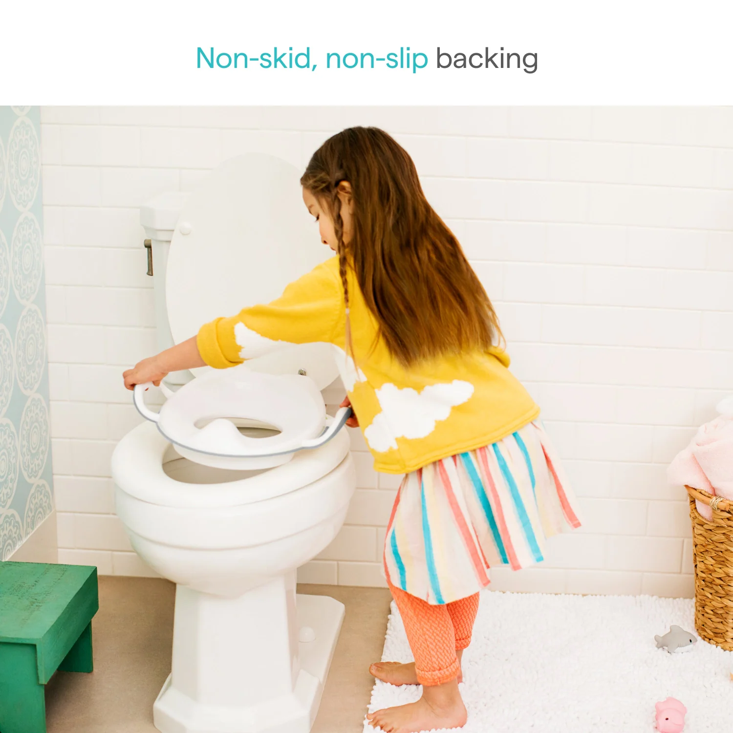Sturdy™ Potty Seat with Built-In Handles and Non-Skid Edge