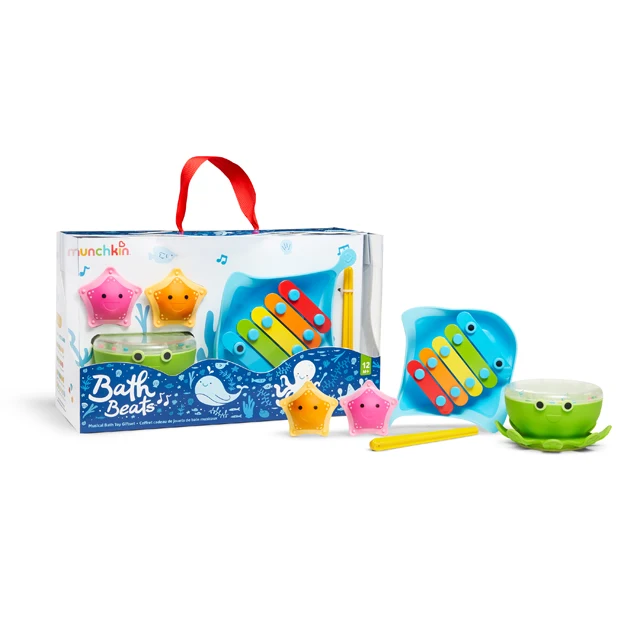 Bath Beats Musical Bath Toy Gift Set with Xylophone and Shakers