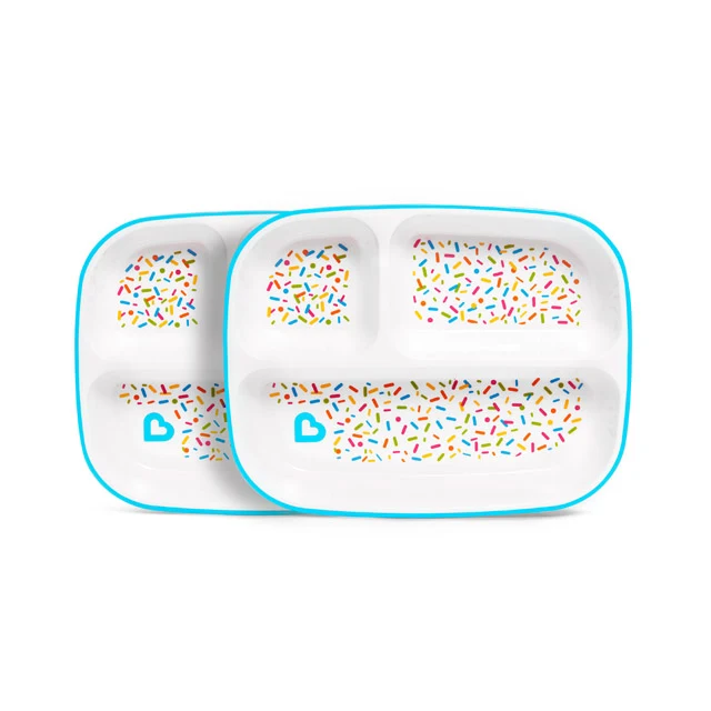 Splash Sprinkle 6-Piece Baby Dining Set with Plates Bowls and Cups