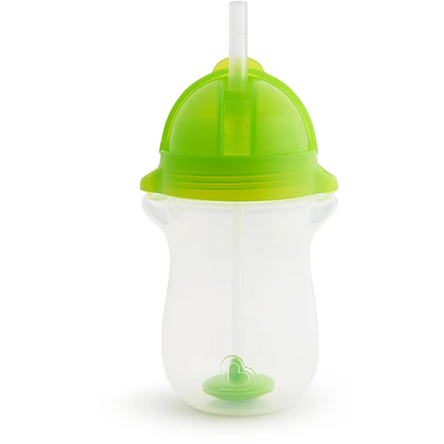 Munchkin Any Angle Click Lock Weighted Straw Cup, 10oz