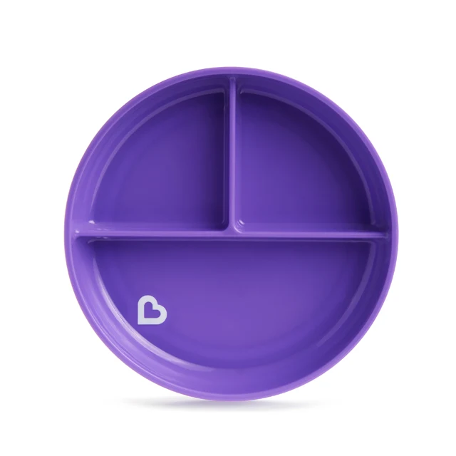 Stay Put Suction Plate with Deep Sides for Baby and Toddler Meals