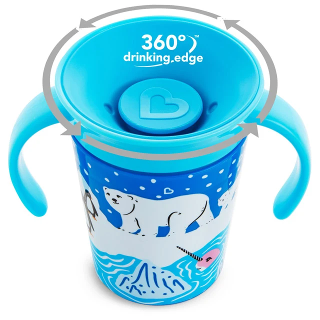 Miracle® 360° WildLove 트레이너 컵, 6oz, 2팩