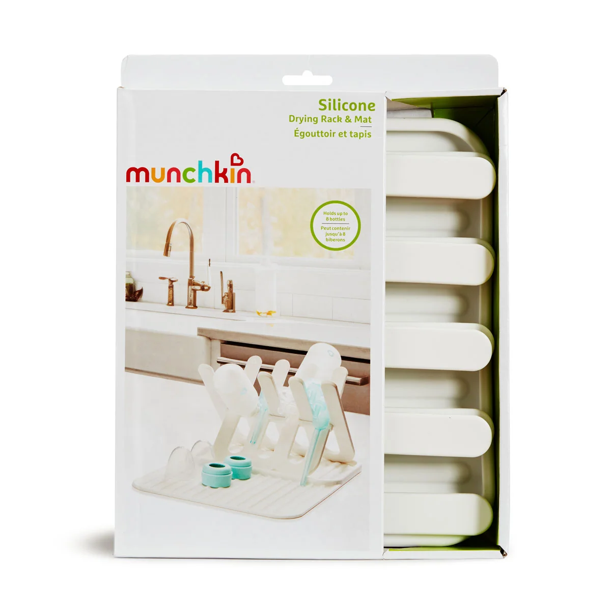 Silicone Drying Rack and Mat That Folds Flat