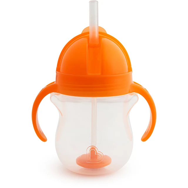 Munchkin Any Angle Click Lock Weighted Straw Trainer Cup, 7oz