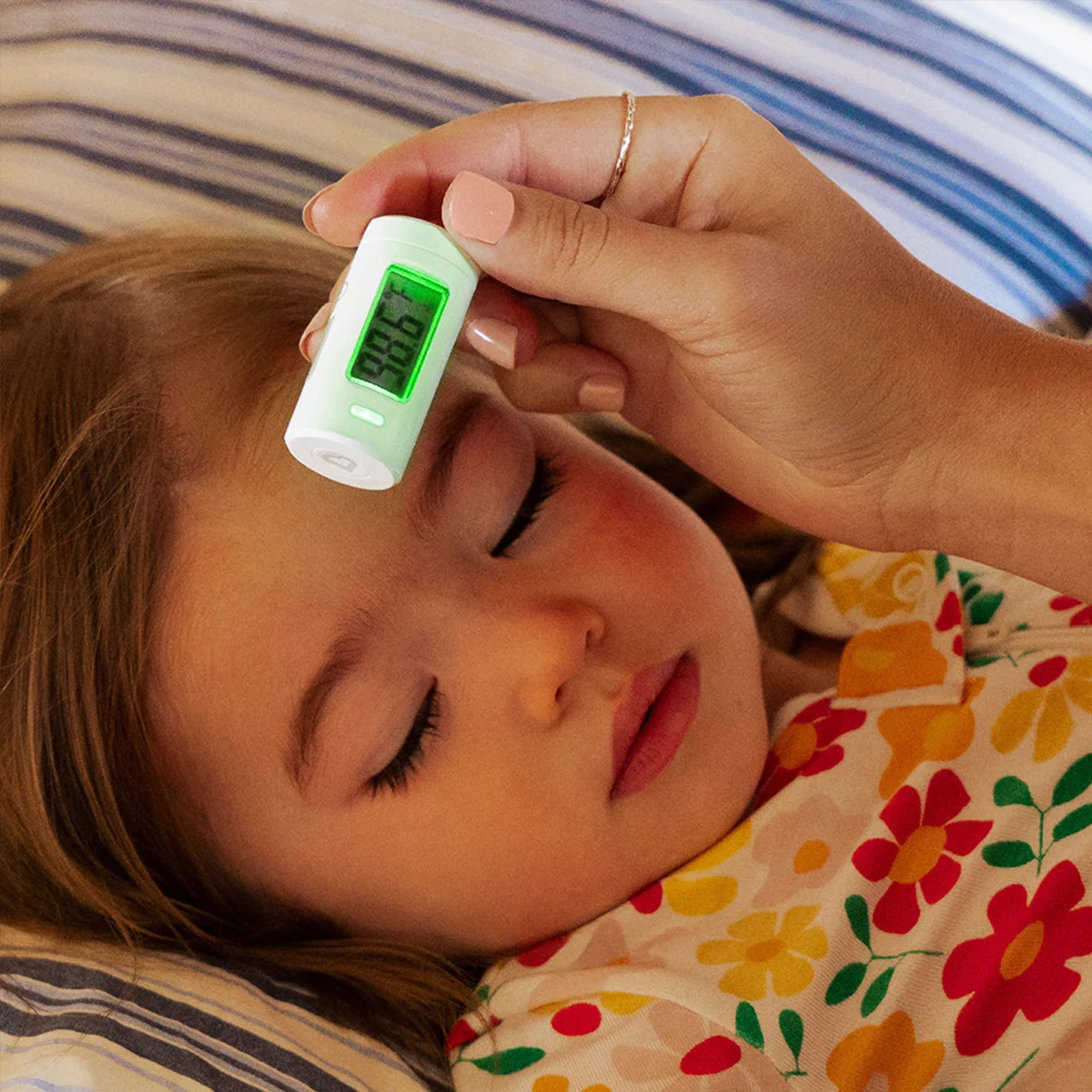Mini Thermometer, Portable No-Touch Infrared Forehead Thermometer