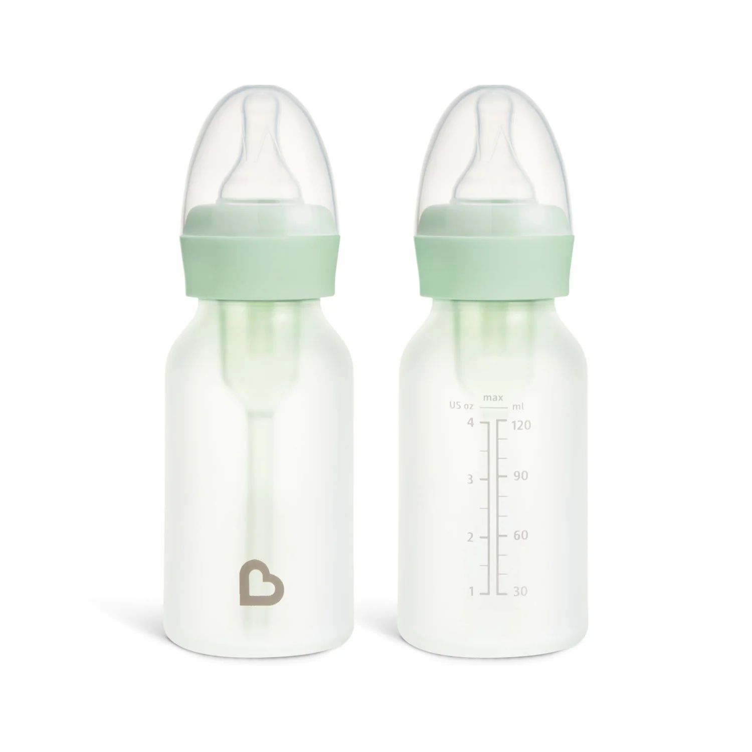Biberon en verre et silicone Bond® pour bébé, 2 pièces, sans microplastique