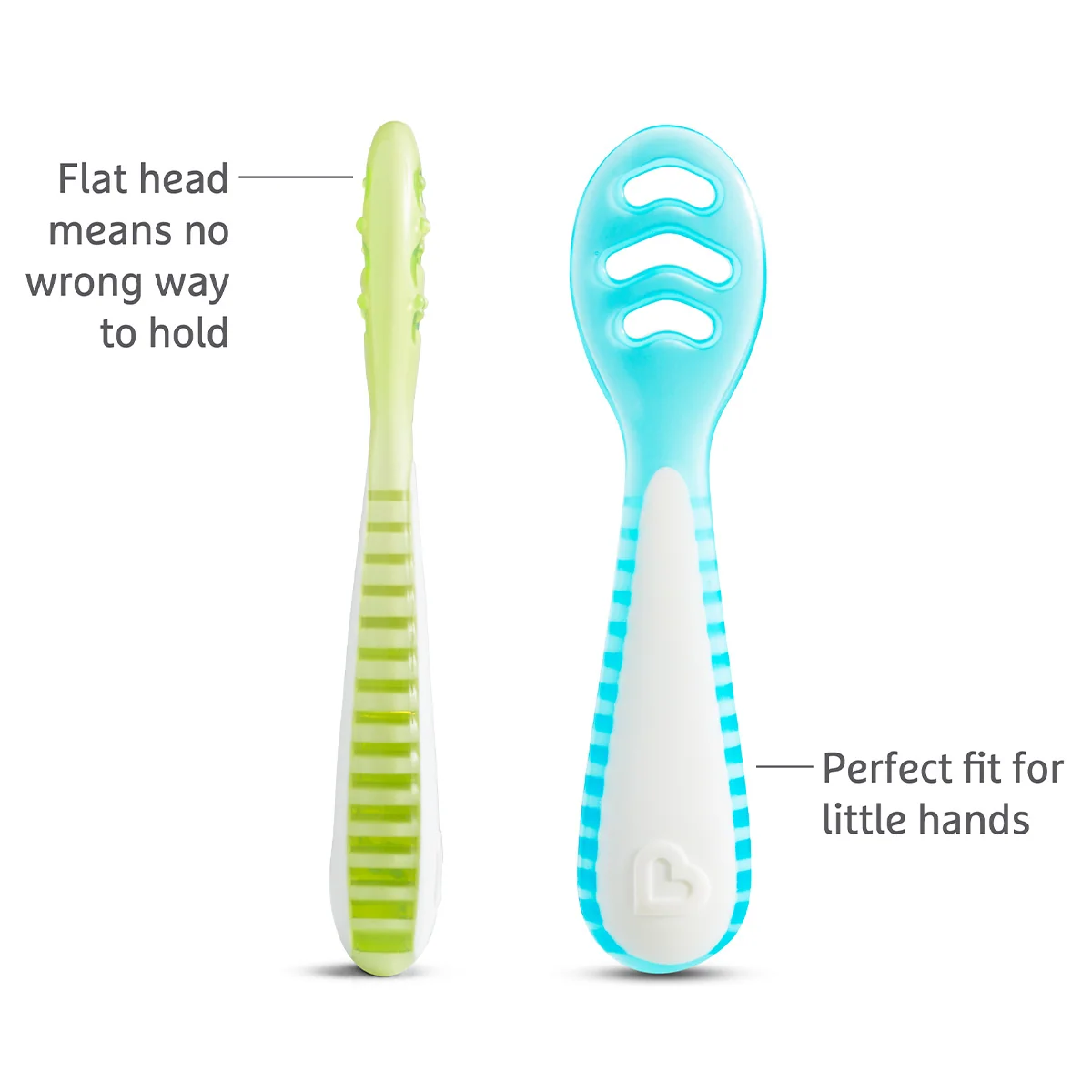 Gentle Dip Infant First Spoons, 3-Pack for Baby-Led Weaning
