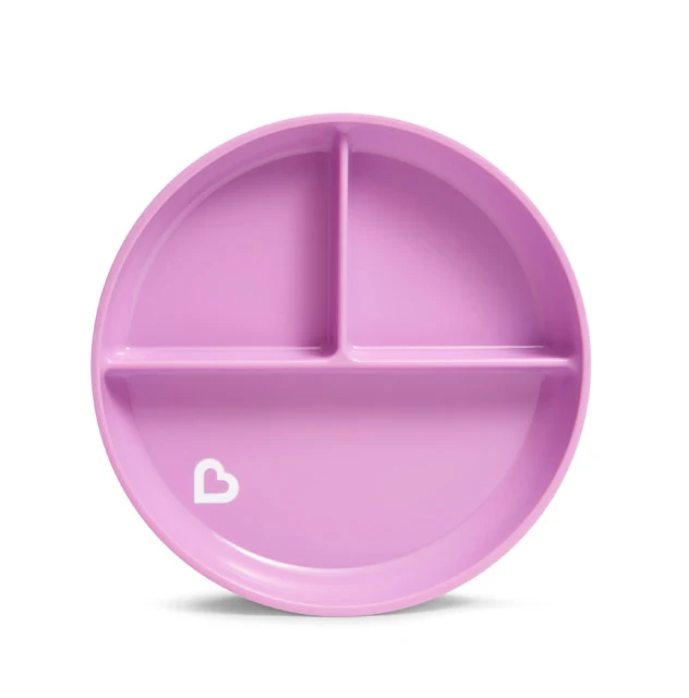 Stay Put Suction Plate with Deep Sides for Baby and Toddler Meals
