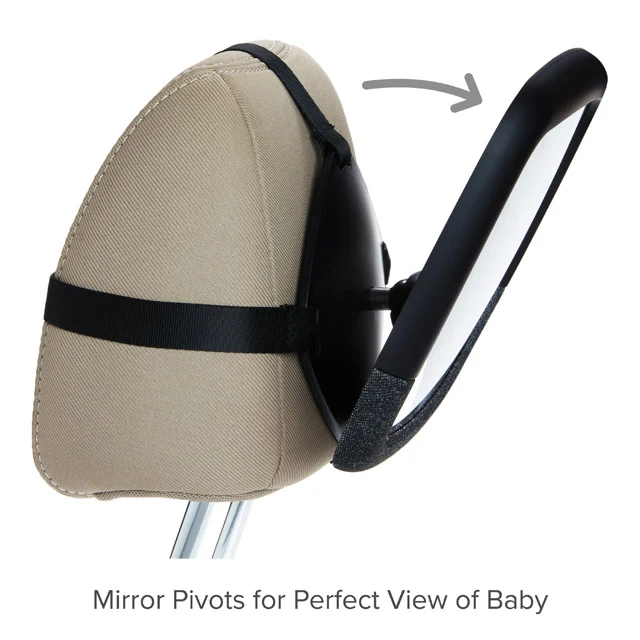 360° Baby In-Sight Pivot Car Mirror for Adjustable Headrests