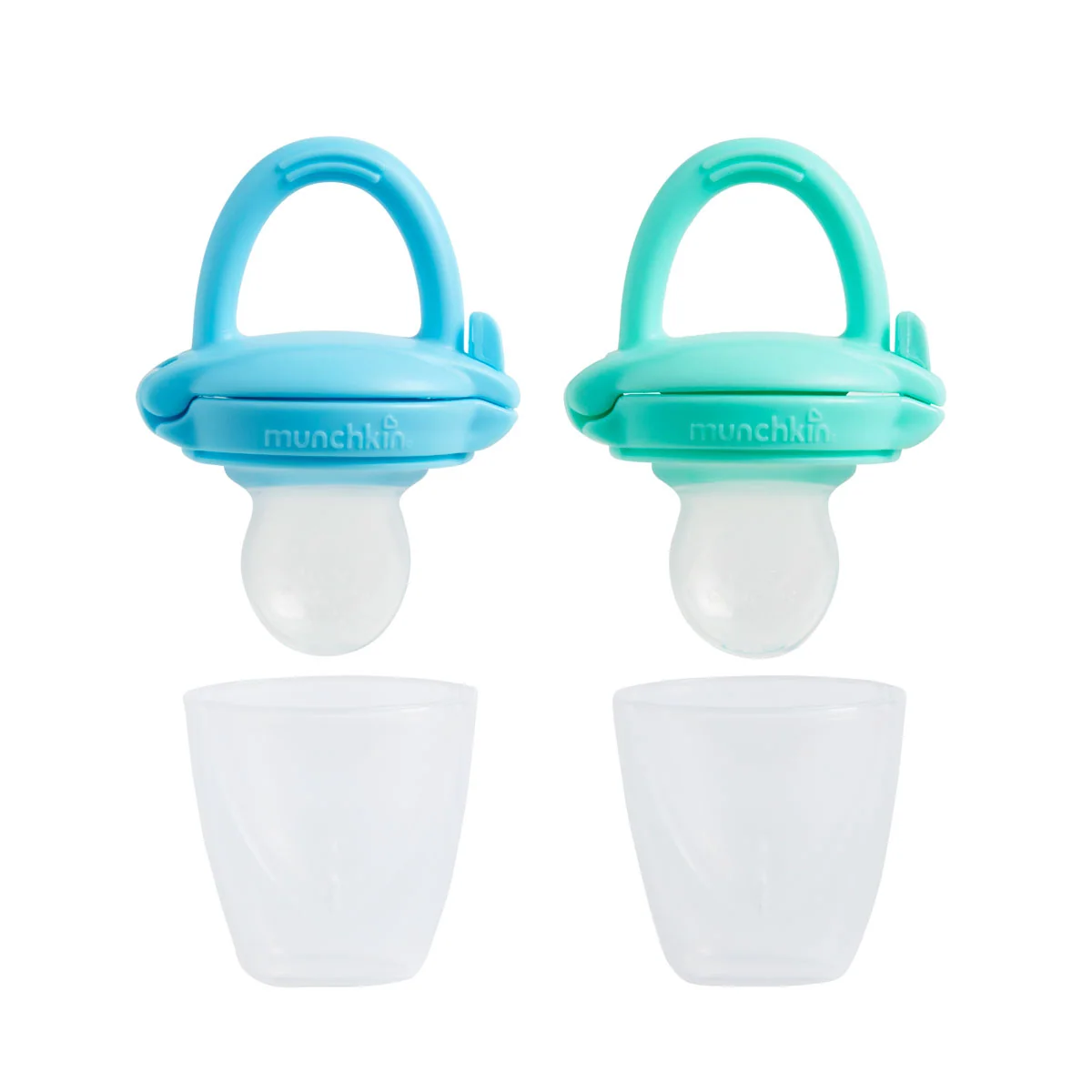 Munchkin Silicone Baby Food Feeders and Freezer Tray Bundle for Early Solids