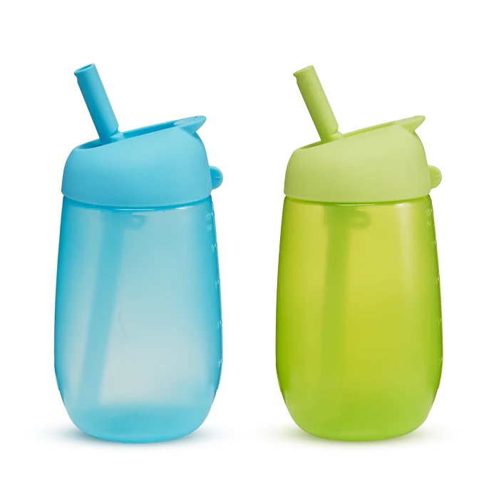 Simple Clean™ Rietjesbeker, 10oz, 2 stuks voor peuters