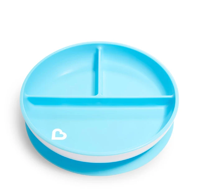 Stay Put Suction Plate with Deep Sides for Baby and Toddler Meals