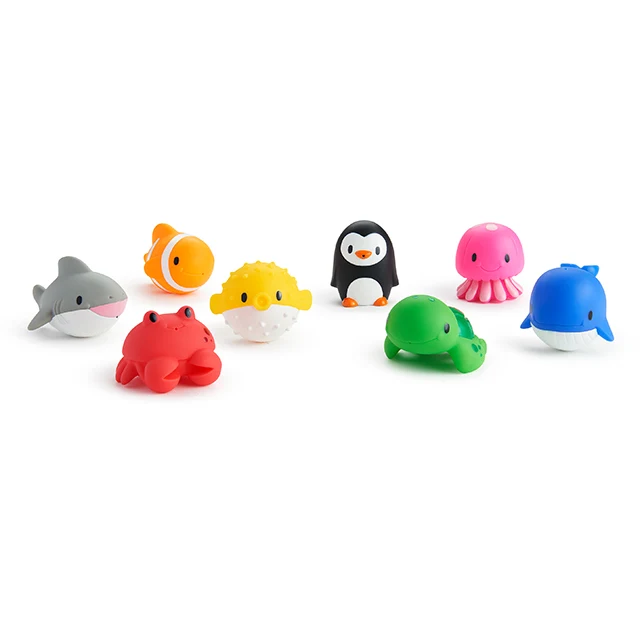Ocean™ Badespielzeug 8er-Set schwimmende Wasserspielzeuge für Babys