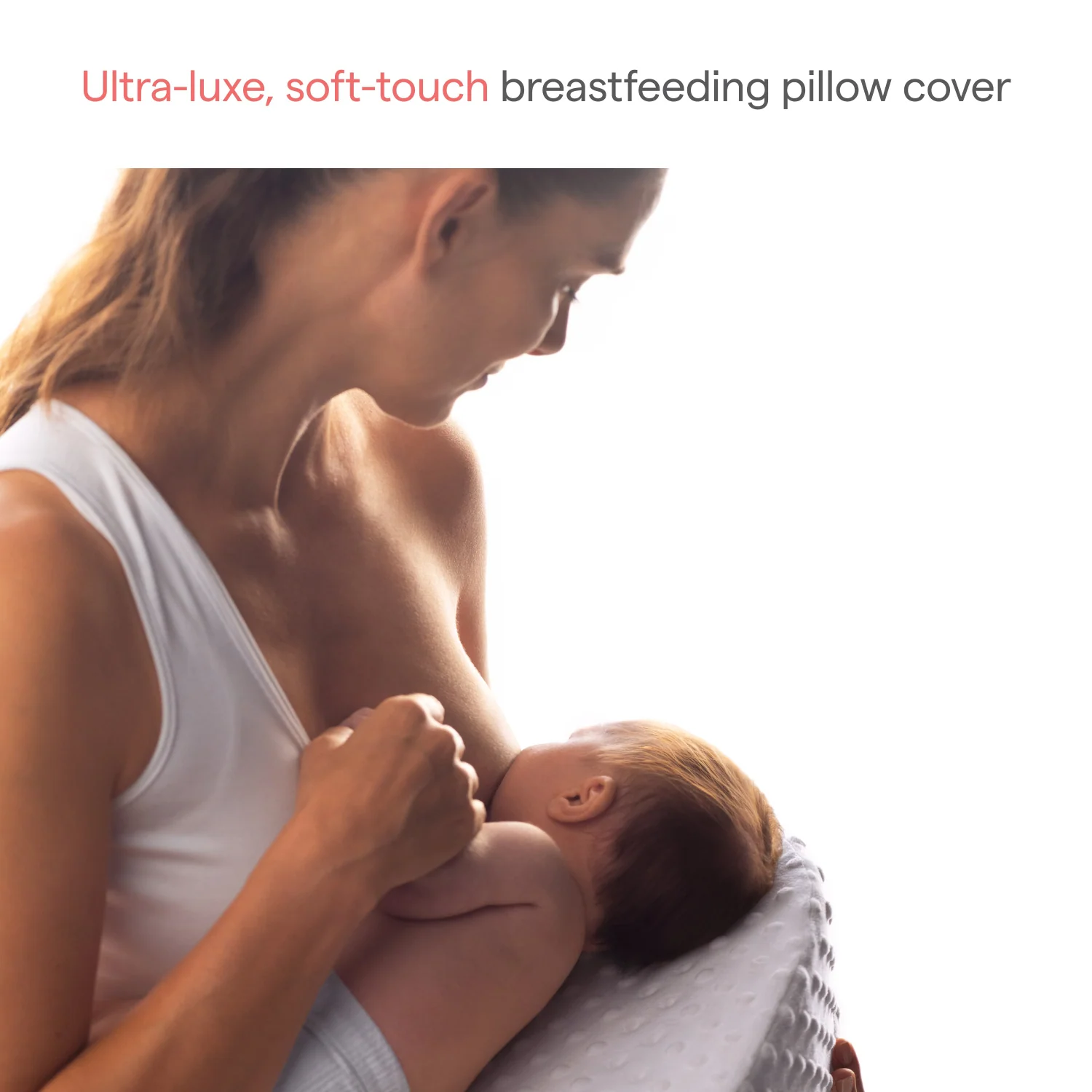 Ultra-Luxe Infant Feeding Pillow Replacement Cover