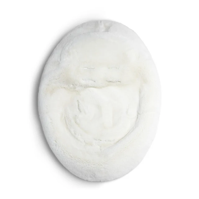 Premium Faux Fur Seat Cover for Munchkin Swing, Machine Washable