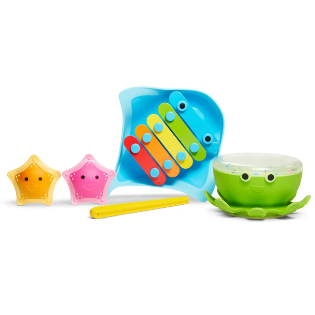 Bath Beats Musical Bath Toy Gift Set with Xylophone and Shakers