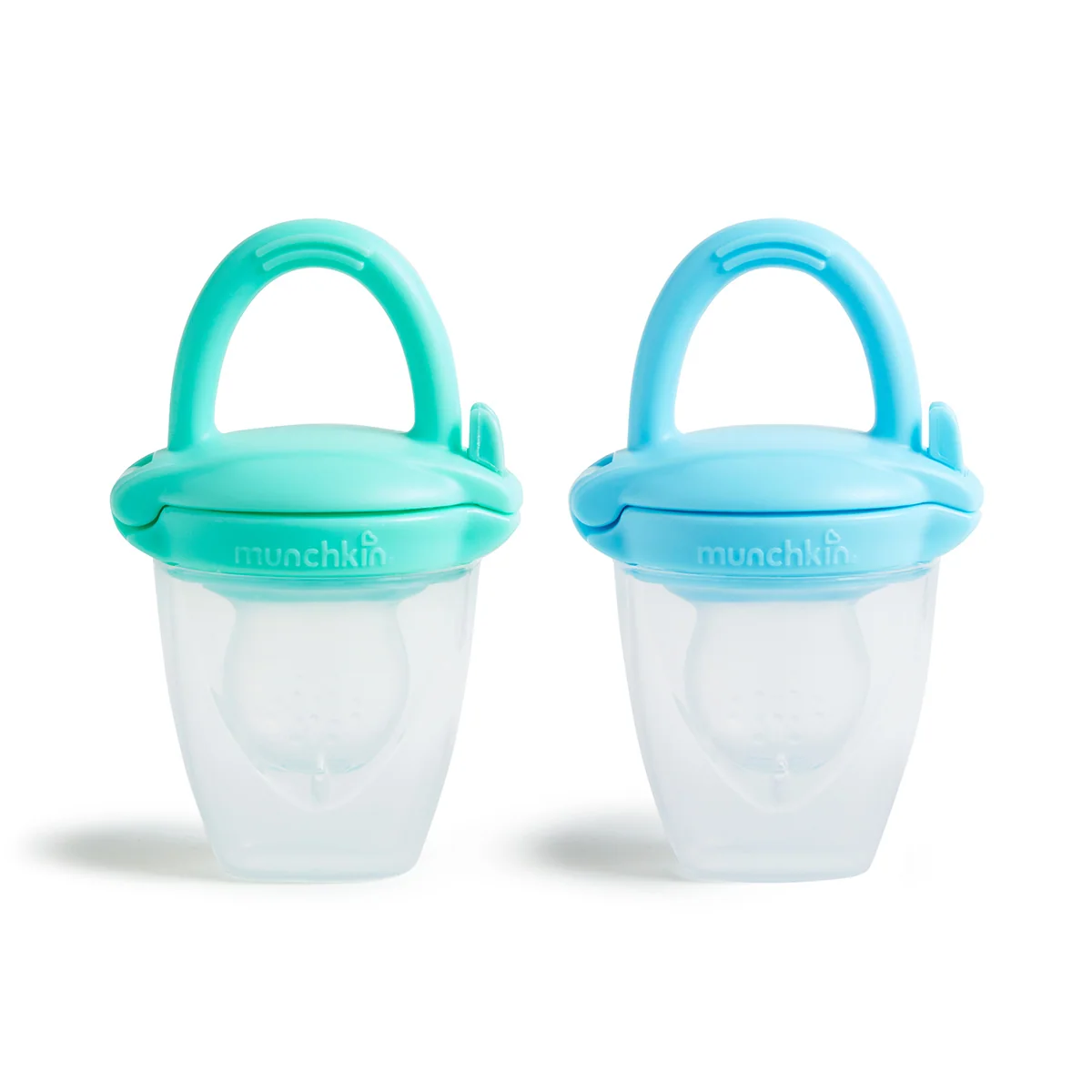 Silicone Baby Food Feeder, 2-Pack for Purees and Soft Solids