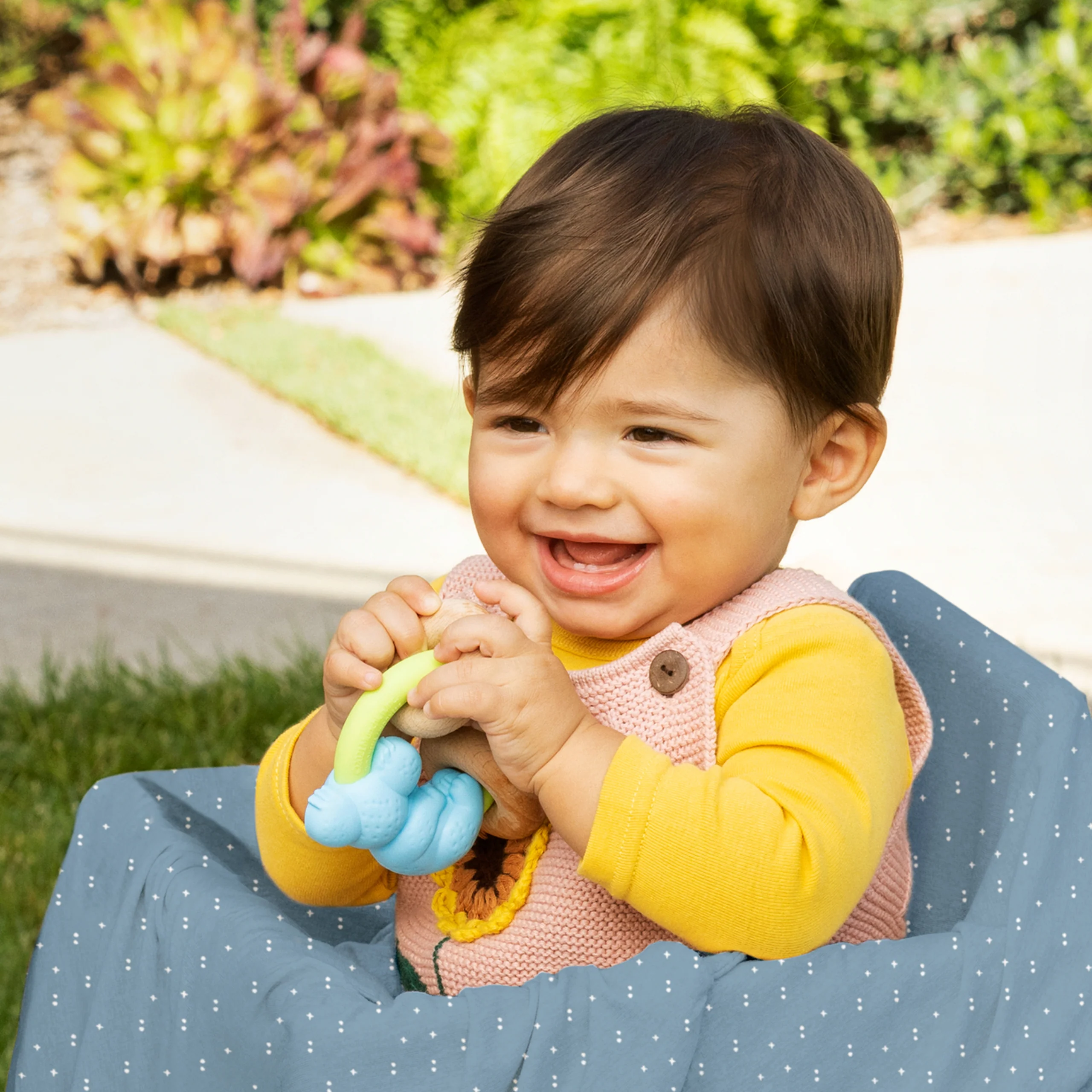 WildLove Koala Natural Wooden Teether with Silicone for Babies