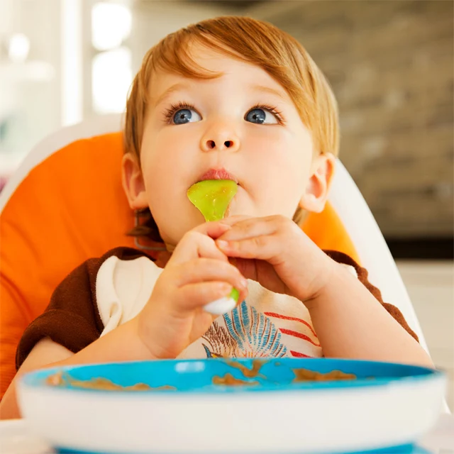 Stay Put Suction Plate with Deep Sides for Baby and Toddler Meals