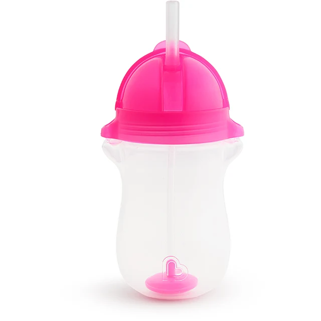 Munchkin Any Angle Click Lock Weighted Straw Cup, 10oz