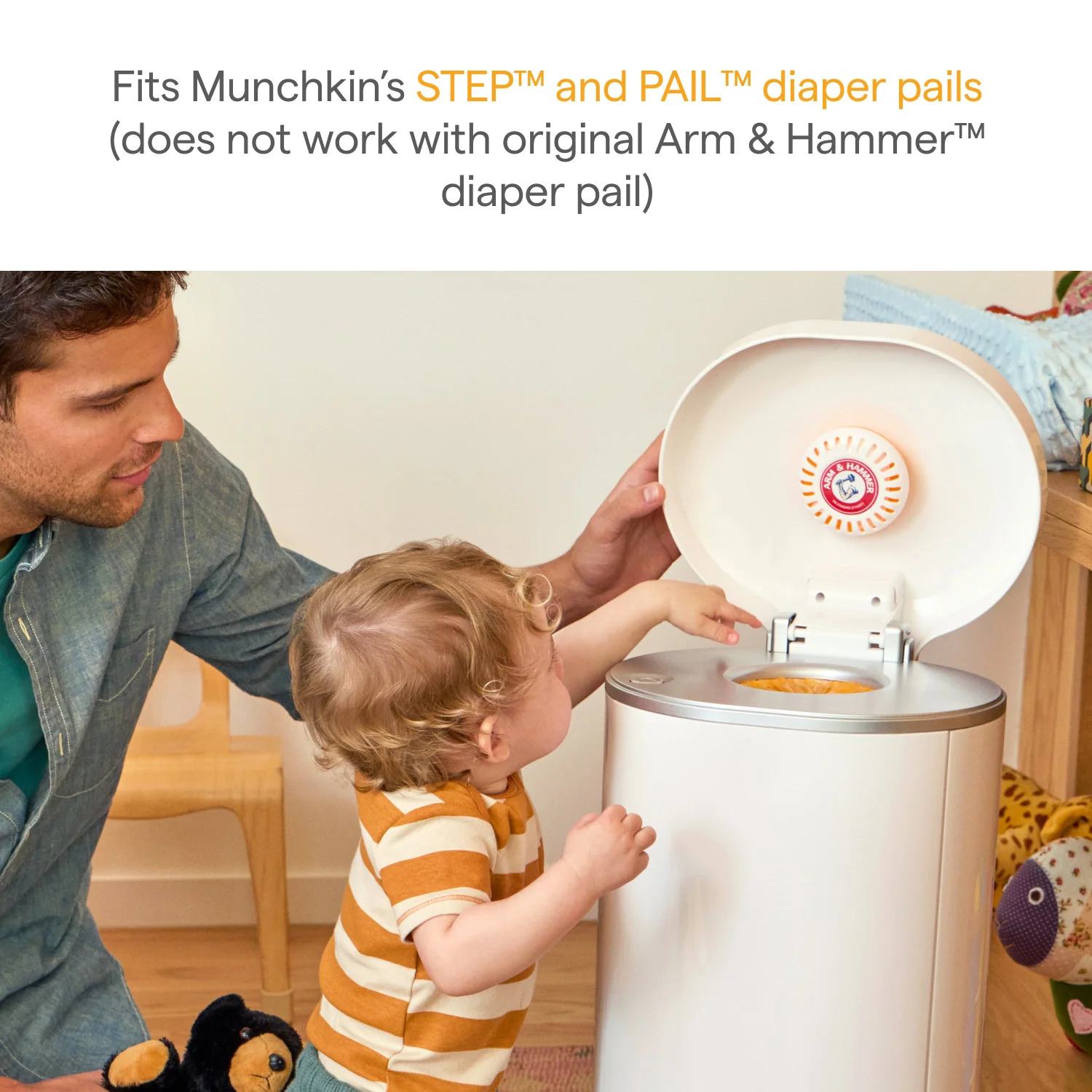 Arm & Hammer™ Puck™ Baking Soda Cartridge 3 Pack for Diaper Pails