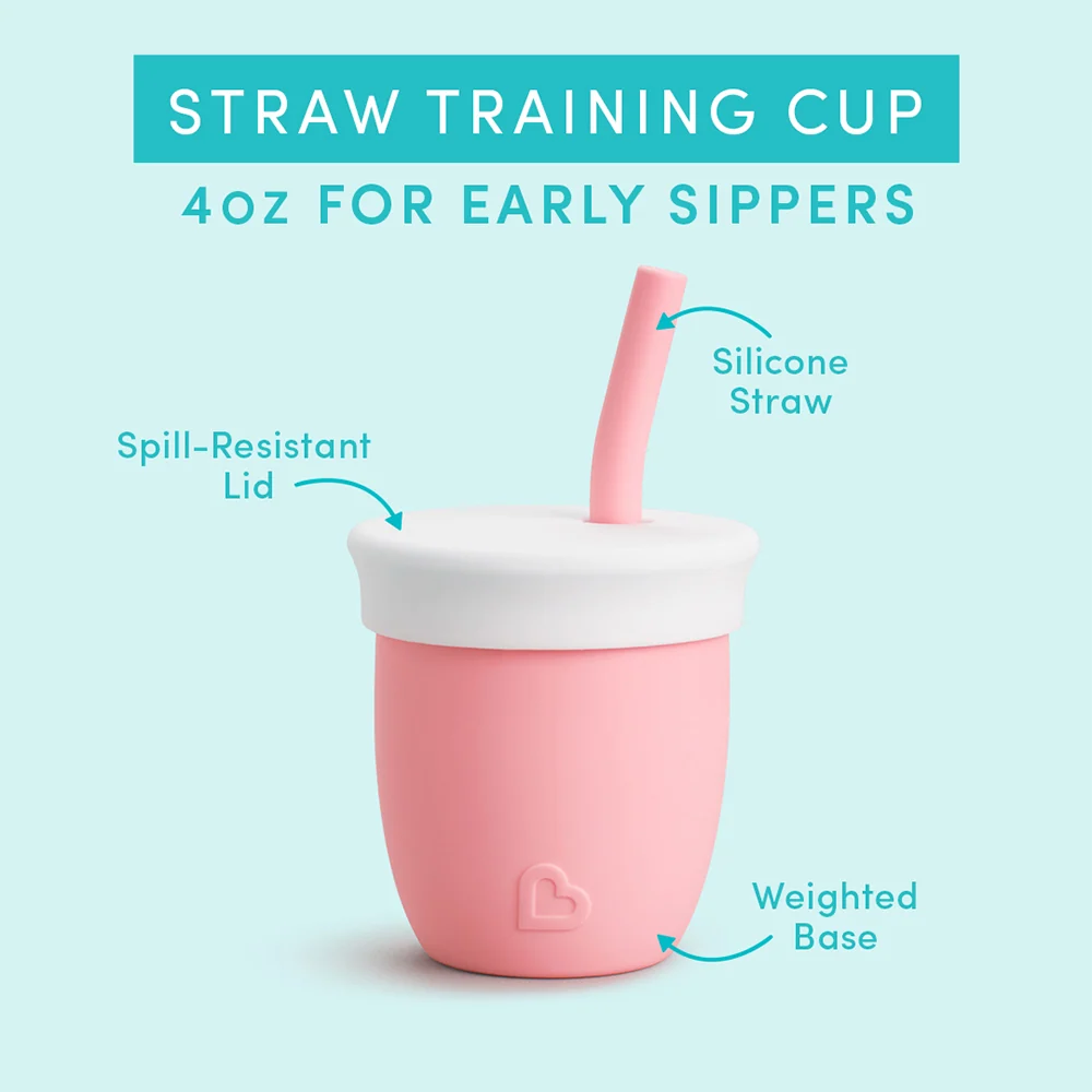 C’est Silicone!™ 빨대 트레이닝 컵, 4oz