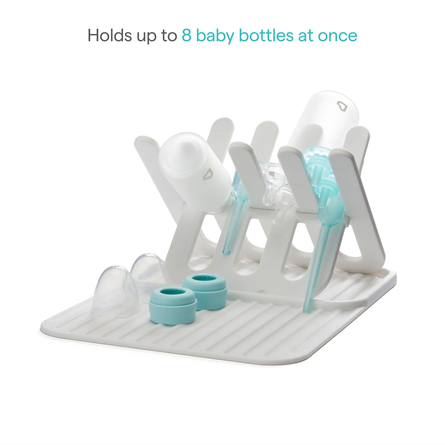 Silicone Drying Rack and Mat That Folds Flat