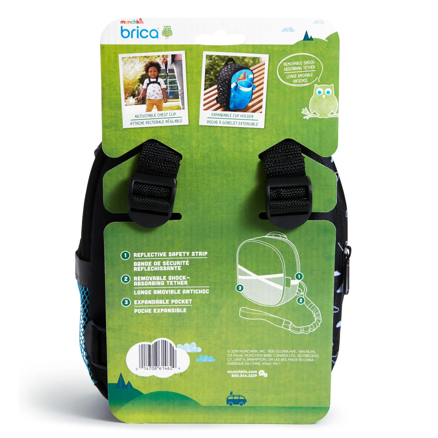 Brica® By-My-Side™ Baby Safety Harness, Owl