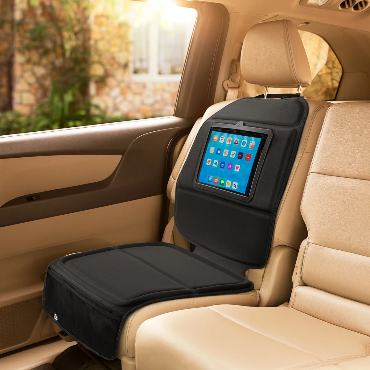 Munchkin Elite Seat Guardian Car Seat Protector with Tablet Holder