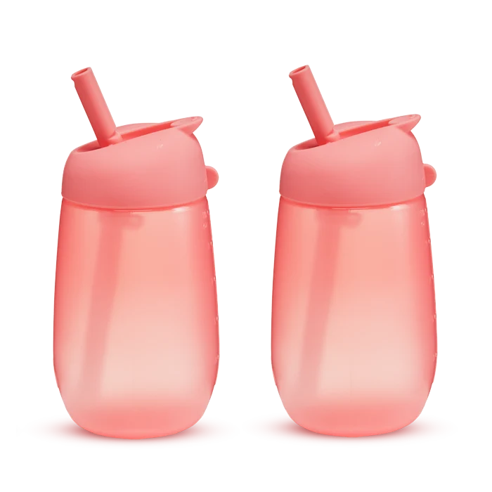 Simple Clean™ Rietjesbeker, 10oz, 2 stuks voor peuters