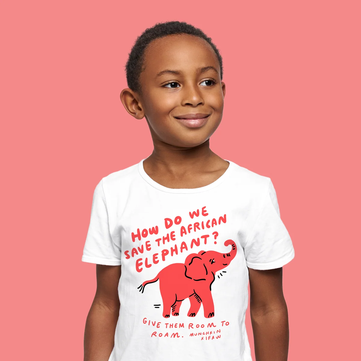 WildLove Room to Roam T-shirt i mjuk kamgarnsbomull