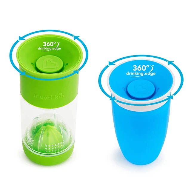 It's a Miracle Cup gavesæt: tudløs sippy- og frugtinfuser-kop