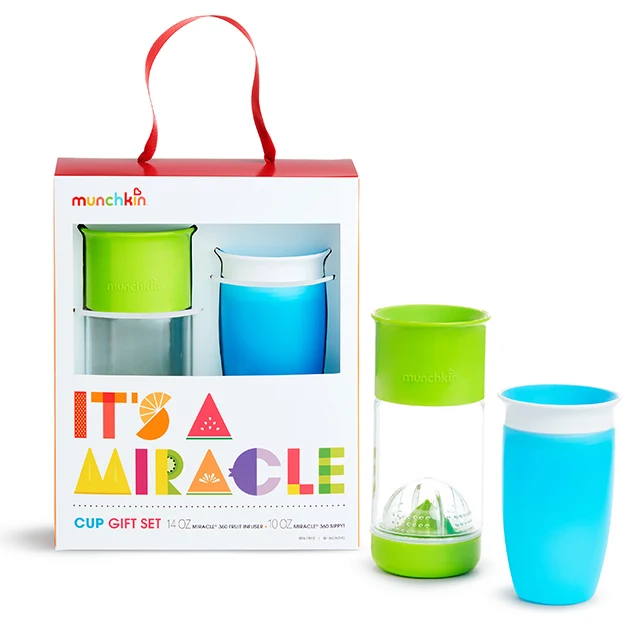 It's a Miracle Cup 禮品套裝：無吸嘴學飲杯及水果浸泡杯
