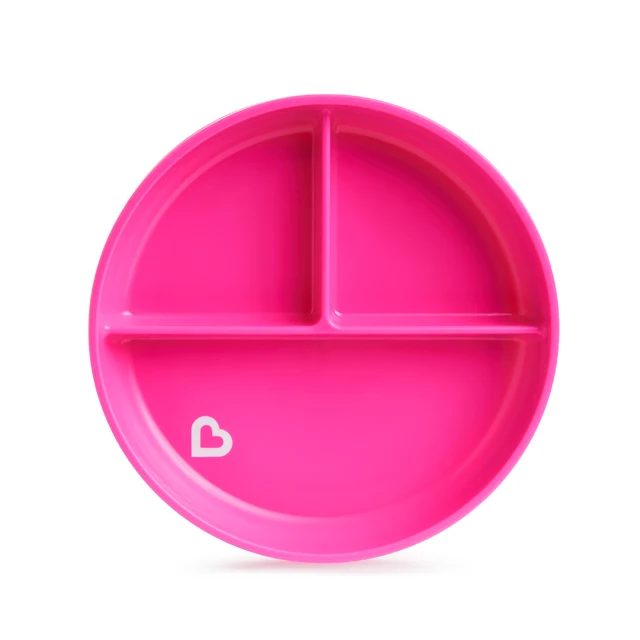 Stay Put Suction Plate with Deep Sides for Baby and Toddler Meals