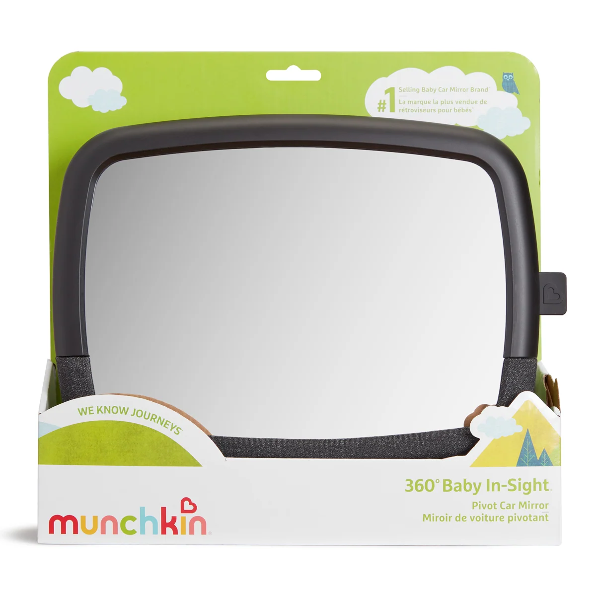 360° Baby In-Sight Pivot Car Mirror for Adjustable Headrests