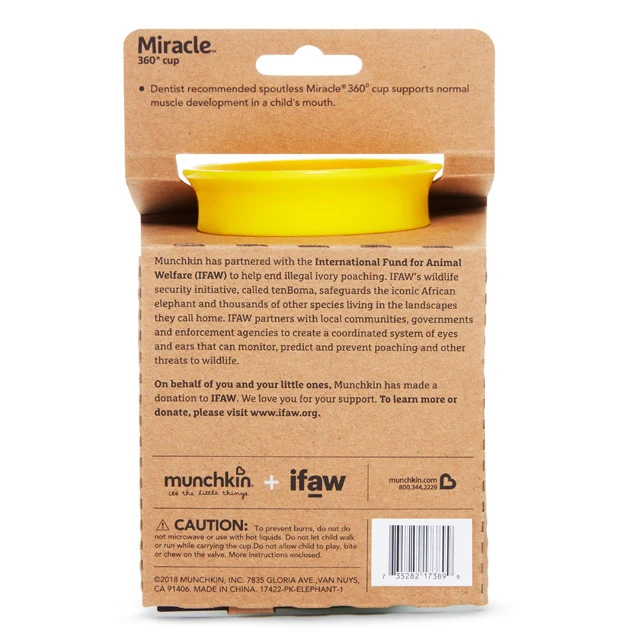 Miracle® 360° WildLove Sippy Cup, 9oz — Spill-Free Sips from Any Side