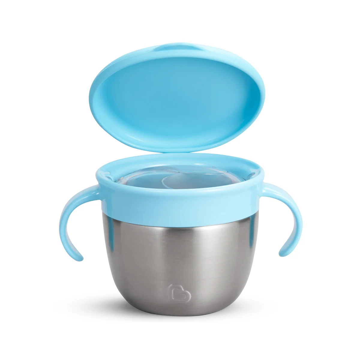 Munchkin Snack+ Stainless Steel Snack Catcher Container for Toddlers