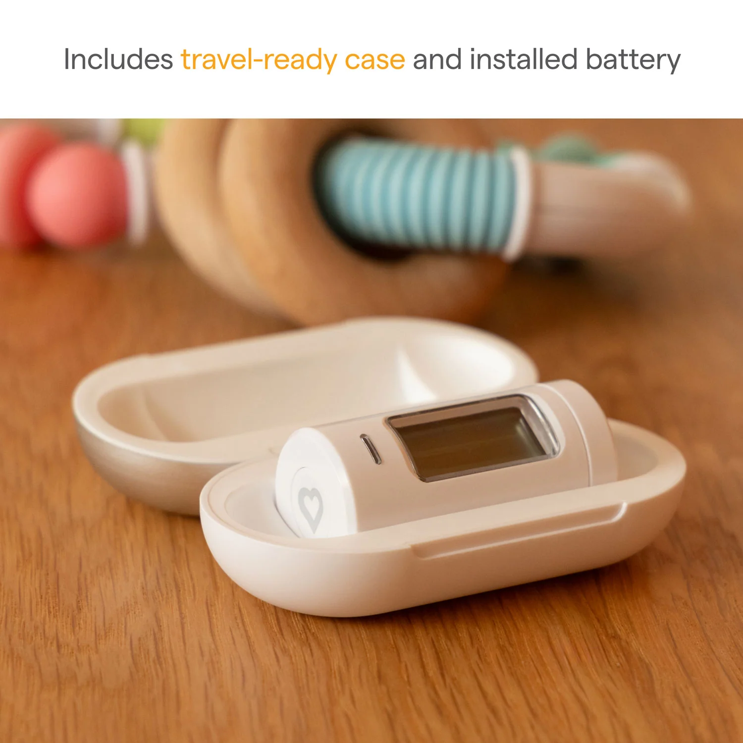 Mini Thermometer, Portable No-Touch Infrared Forehead Thermometer