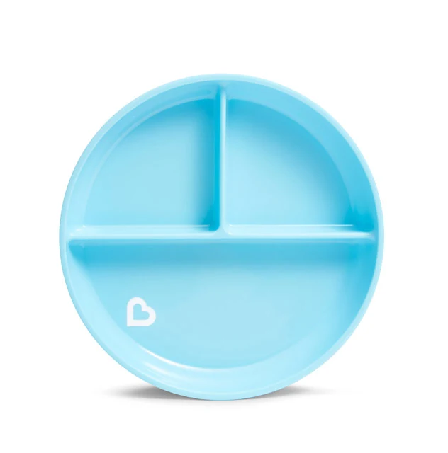 Stay Put Suction Plate with Deep Sides for Baby and Toddler Meals