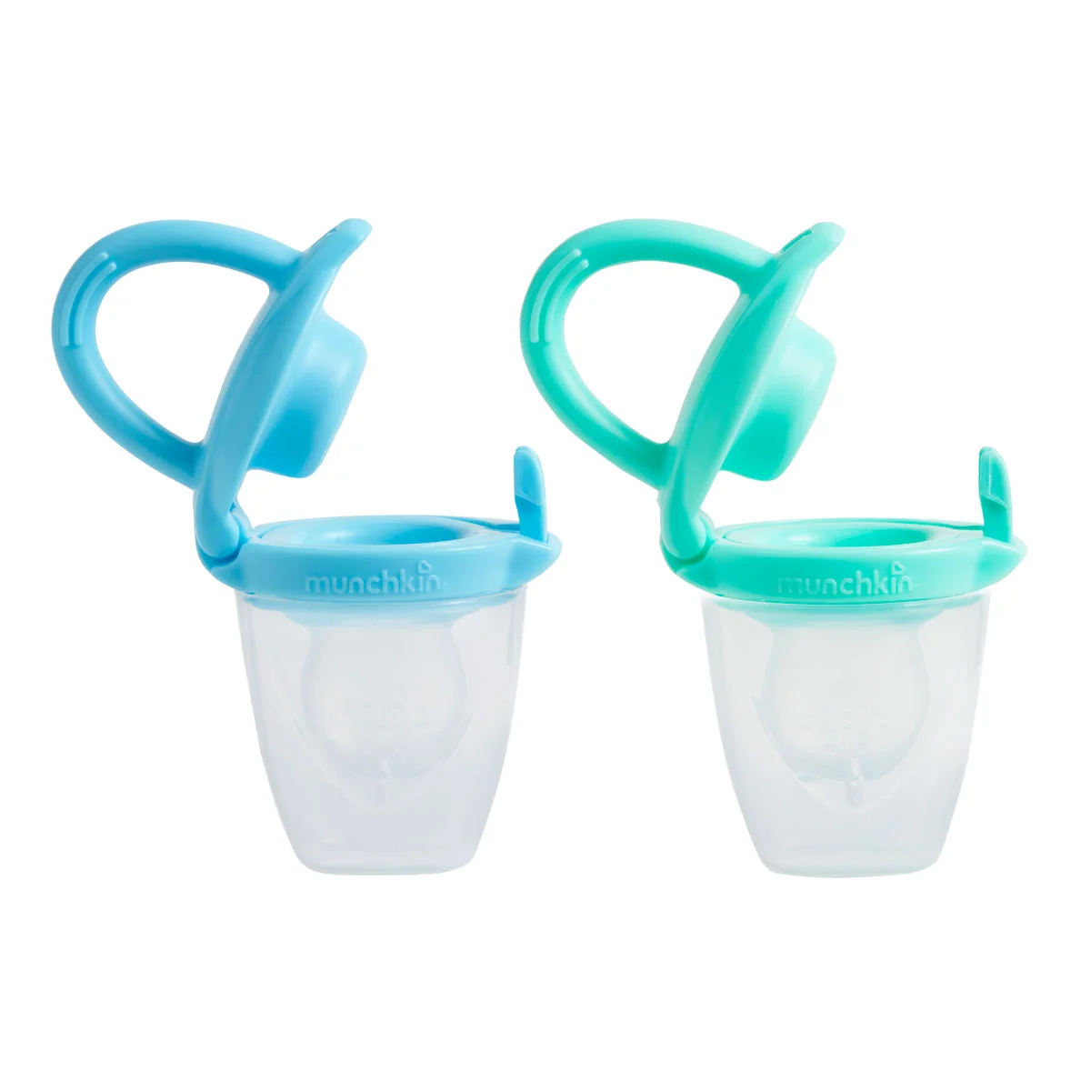 Munchkin Silicone Baby Food Feeders and Freezer Tray Bundle for Early Solids