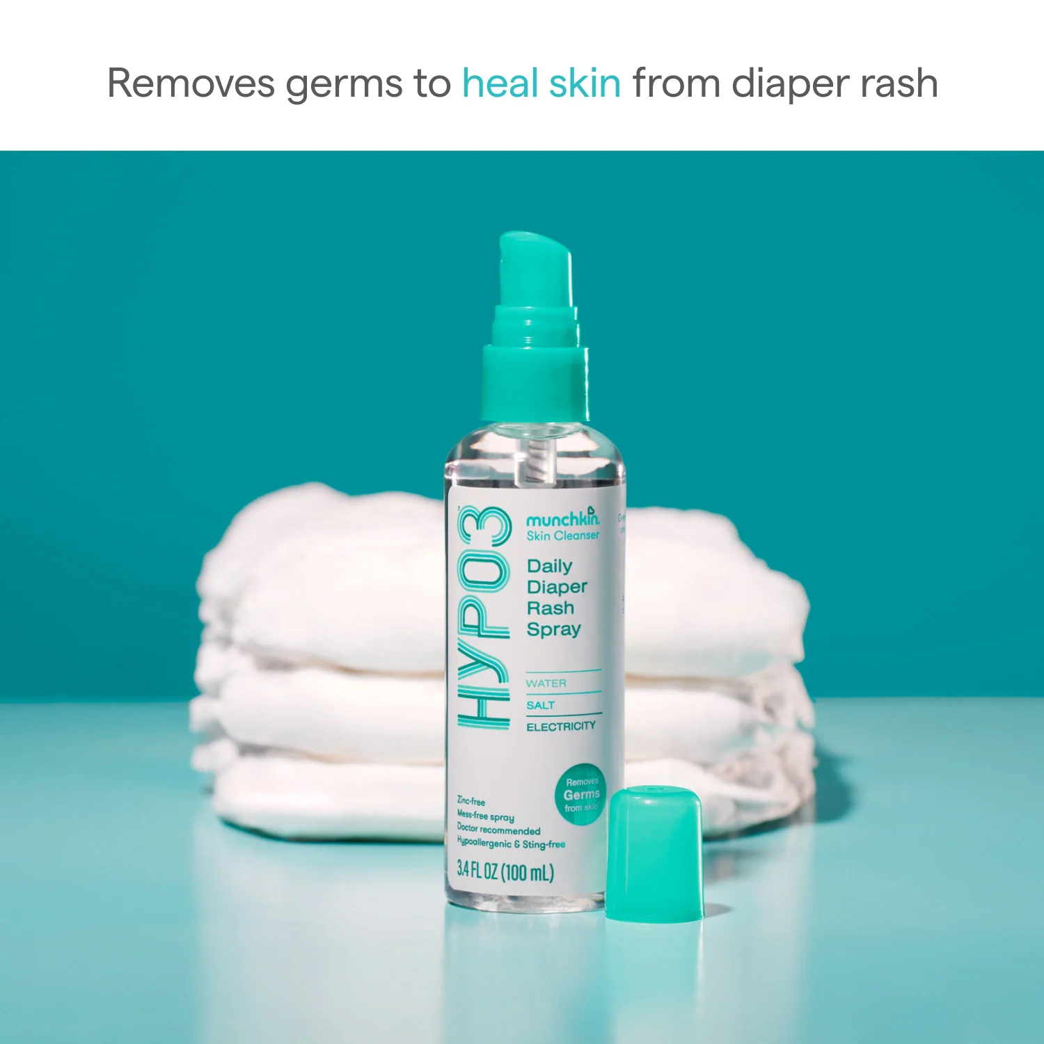 HYP03 Diaper Rash Spray That Heals, Soothes and Removes Germs
