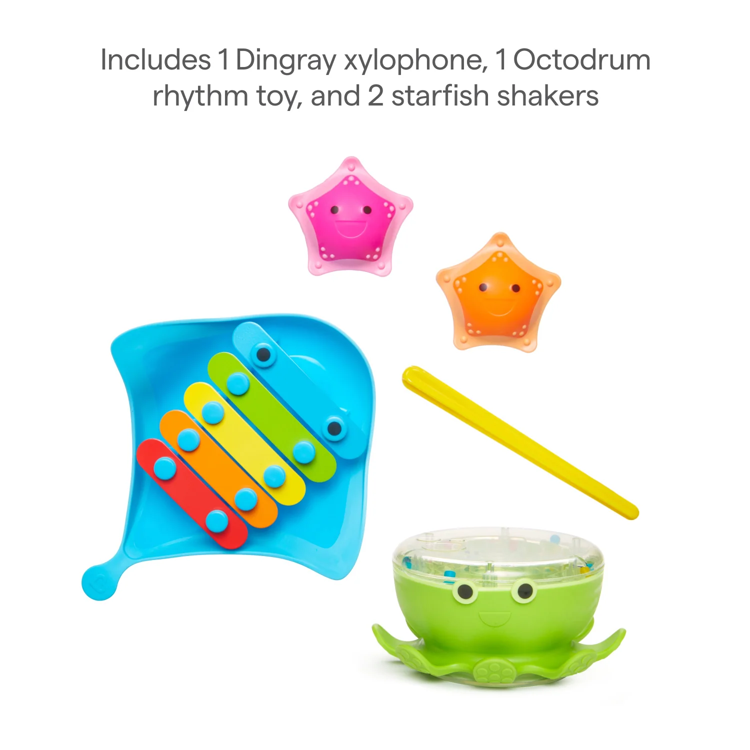 Bath Beats Musical Bath Toy Gift Set with Xylophone and Shakers
